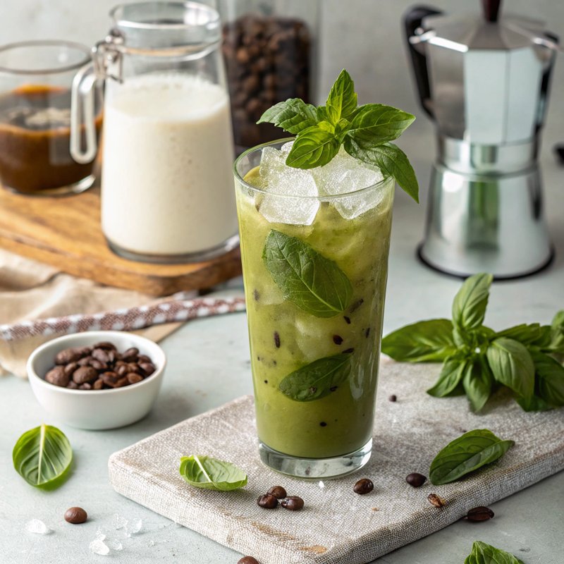 Genovese Basil Iiced Coffee