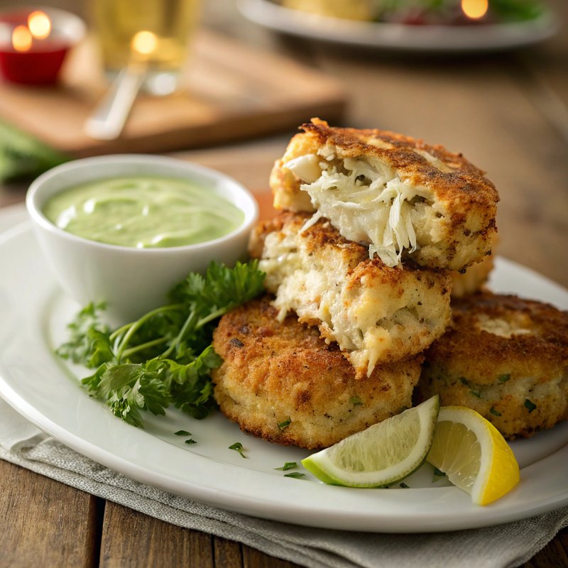 Crab Cakes with Tangy Remoulade Sauce