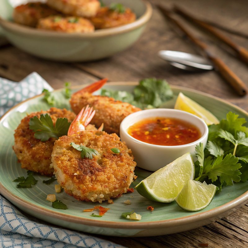Crispy Prawn Cakes