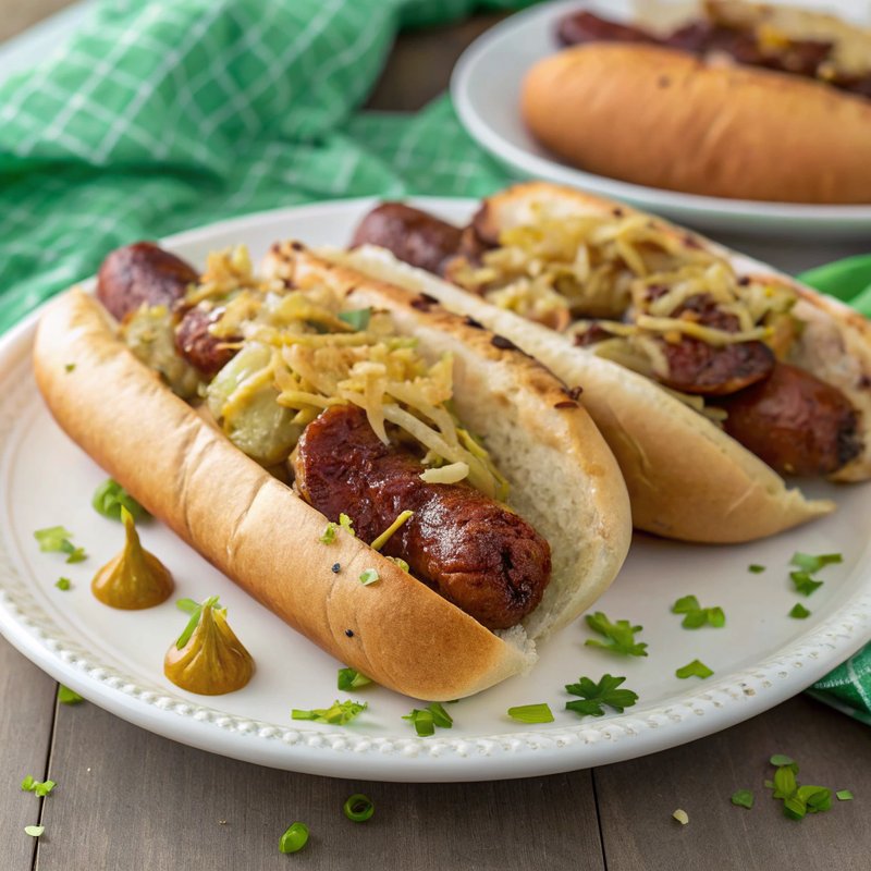 Corned Beef and Cabbage Dog