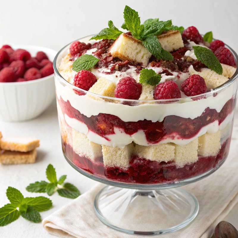 Decadent Raspberry Trifle