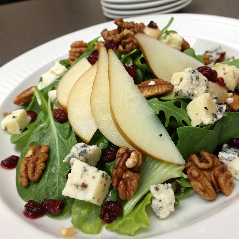 Enhanced Blue Cheese and Pear Salad
