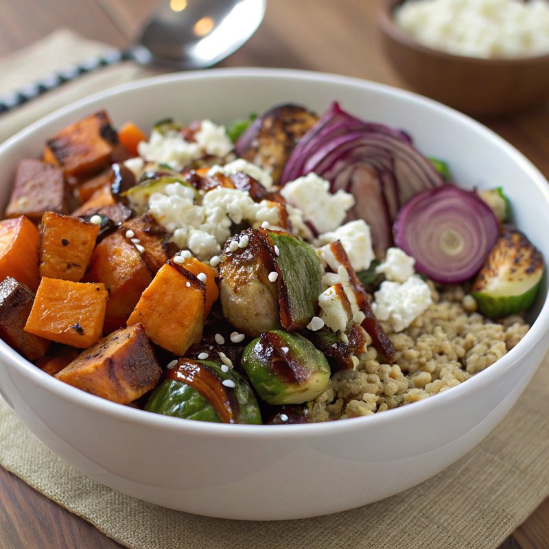 Roasted Vegetable and Quinoa Harvest Bowl