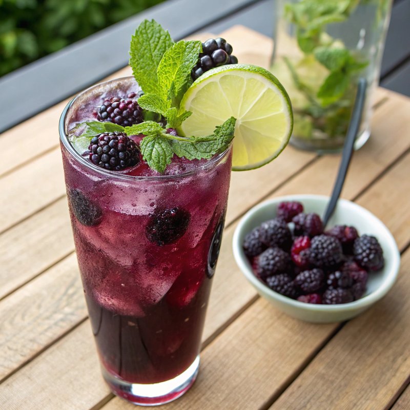 Refreshing Blackberry Limeade