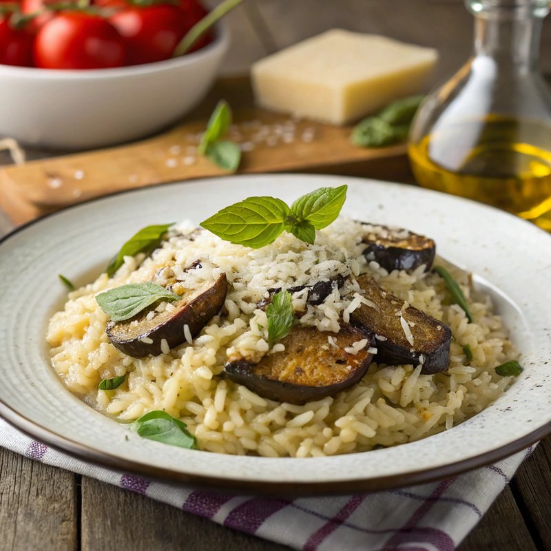 Risotto Alle Melanzane