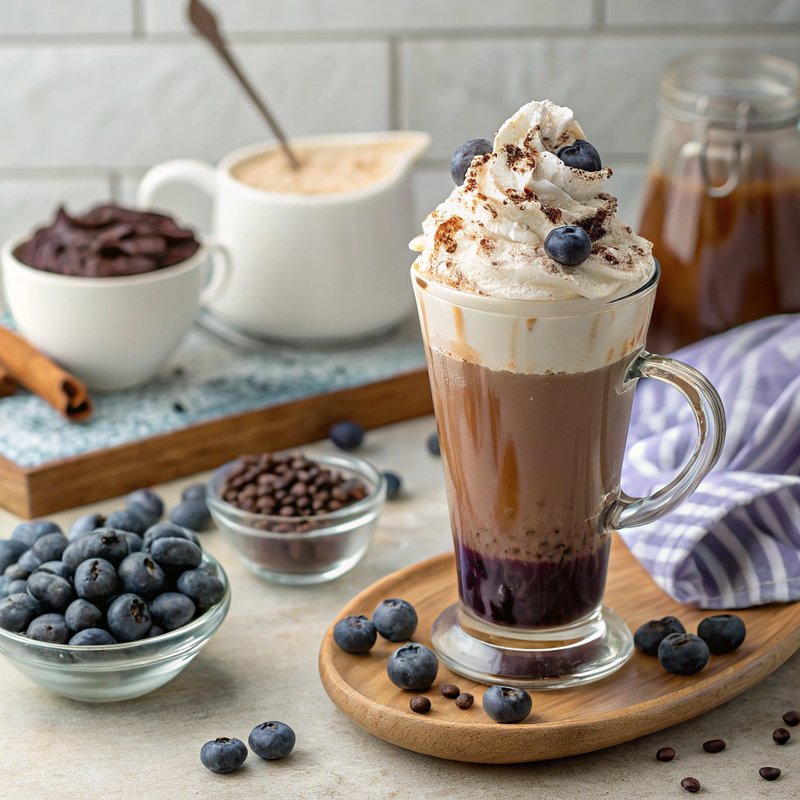 Delft Blueberry Latte