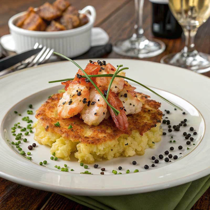 Luxurious Lobster Hashbrowns