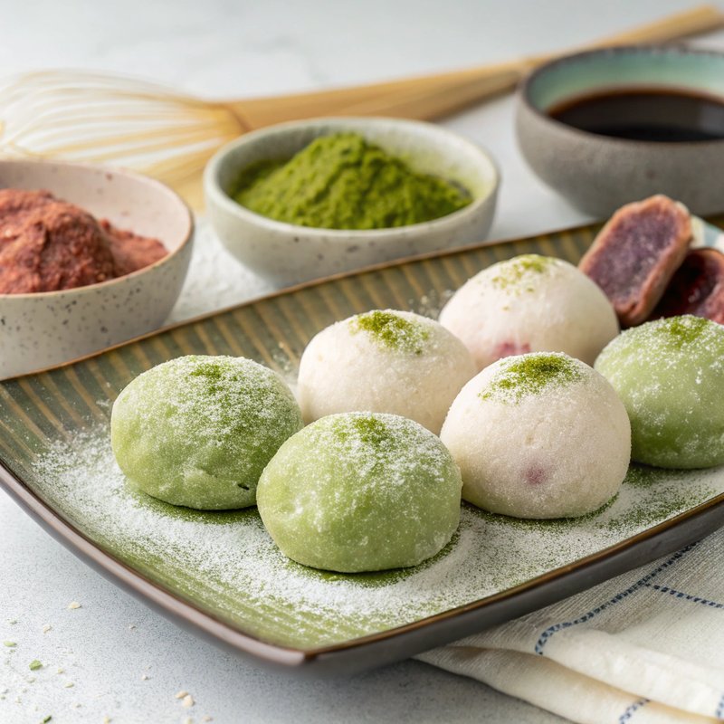Manjuu - Traditional Japanese Sweet Dumplings
