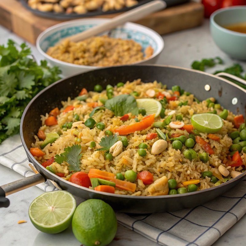 Aromatic Thai Curry Fried Rice