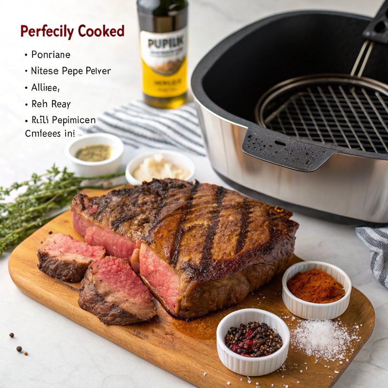 Air Fryer Ribeye Steak