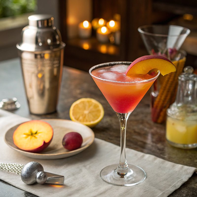 Nectarine Martini