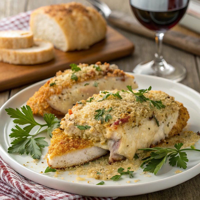 Parmesan Crusted Grilled Chicken