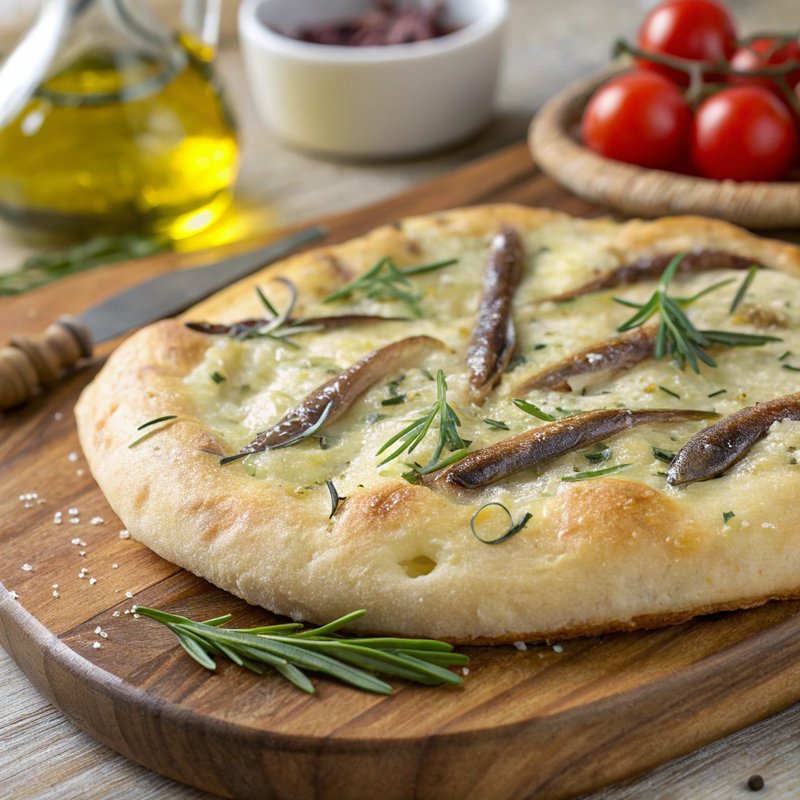 Focaccia Alle Acciughe