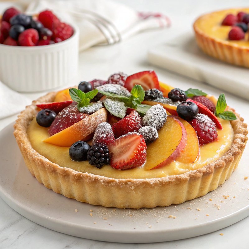 Delightful Seasonal Fruit Tart