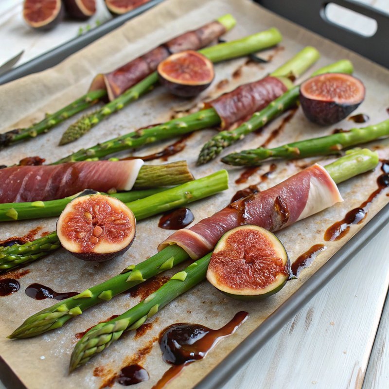 Fig and Prosciutto Wrapped Asparagus