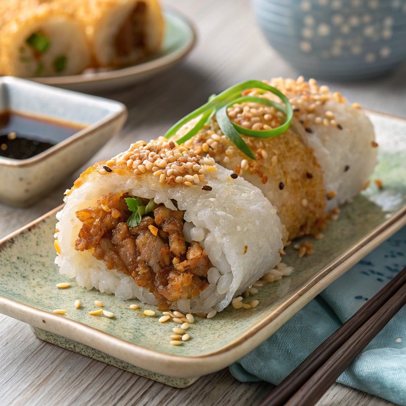 Taiwanese Sticky Rice Roll