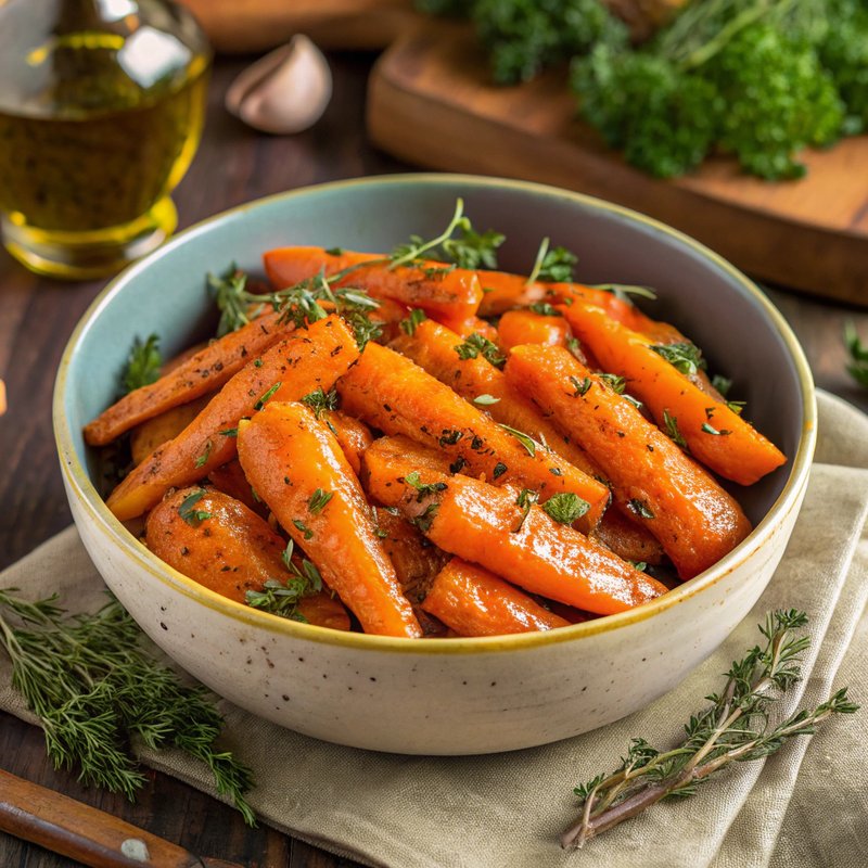 Herb Roasted Carrots with Thyme