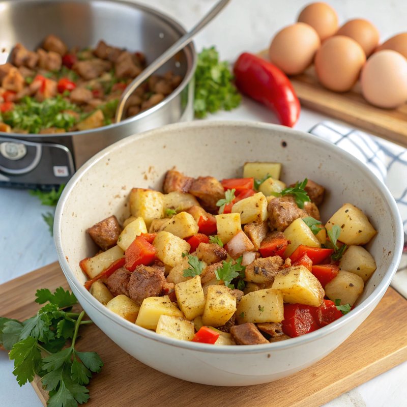 Air Fryer Breakfast Hash