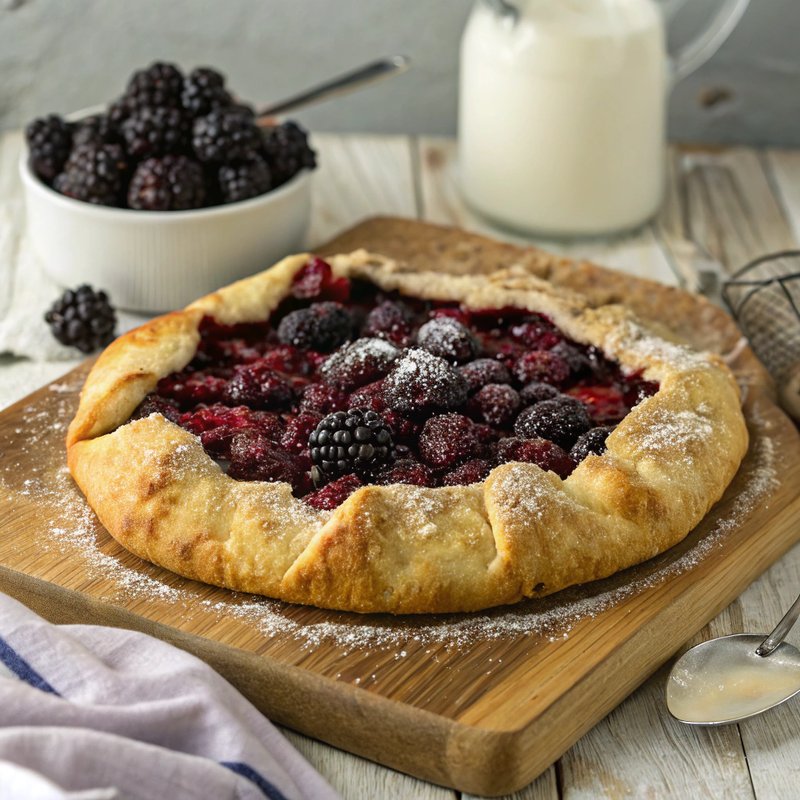 Rustic Blackberry Galette