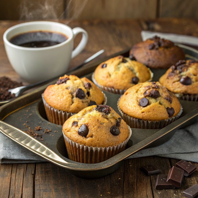 Espresso Chocolate Chip Muffins