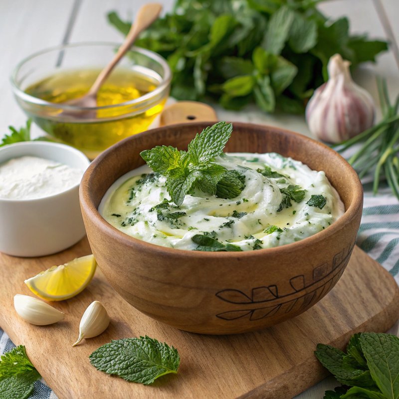 Yogurt and Mint Marinade