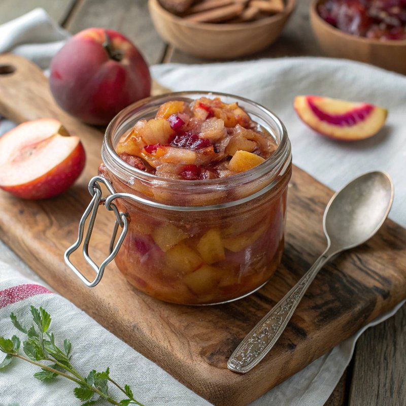 Nectarine and Plum Chutney