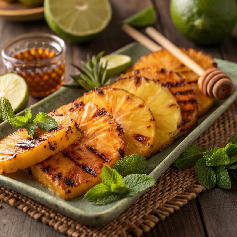 Tandoori Grilled Pineapple