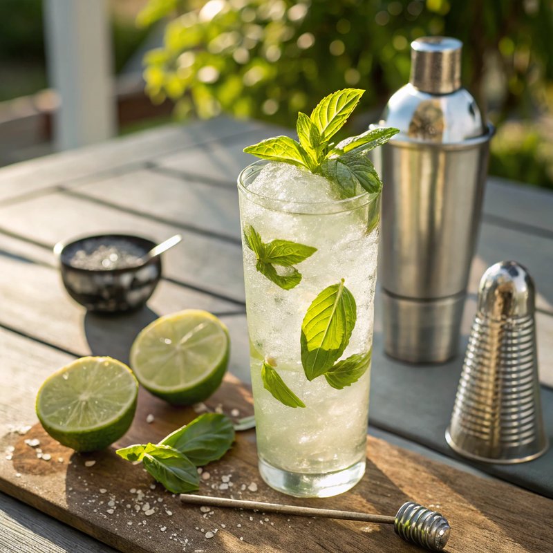 Gin Basil Spritzer