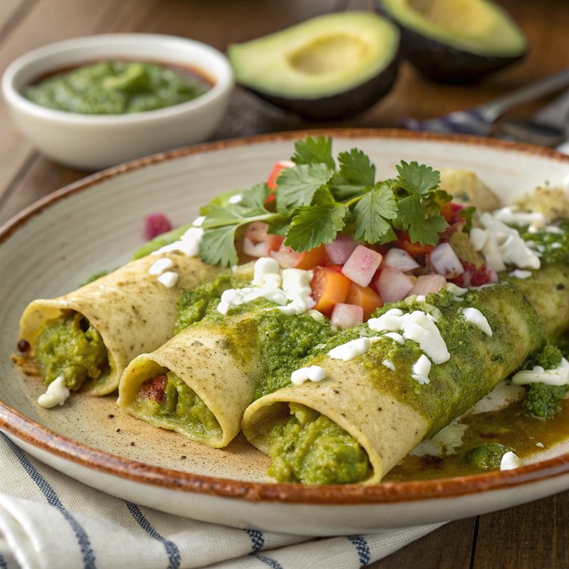 Enchiladas de Aguacate