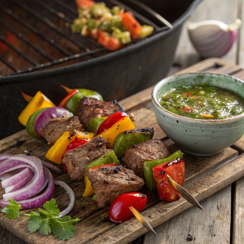 Brazilian Style Grilled Meat Skewers