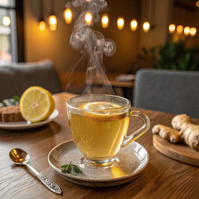 Revitalizing Hot Lemon Water