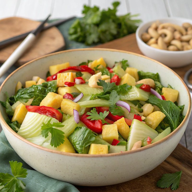 Bok Choy and Pineapple Salad