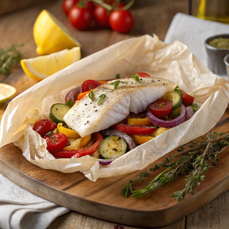 Fish en Papillote