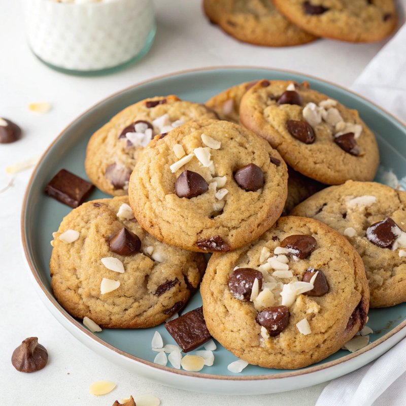 Coconut Chocolate Chip Cookies