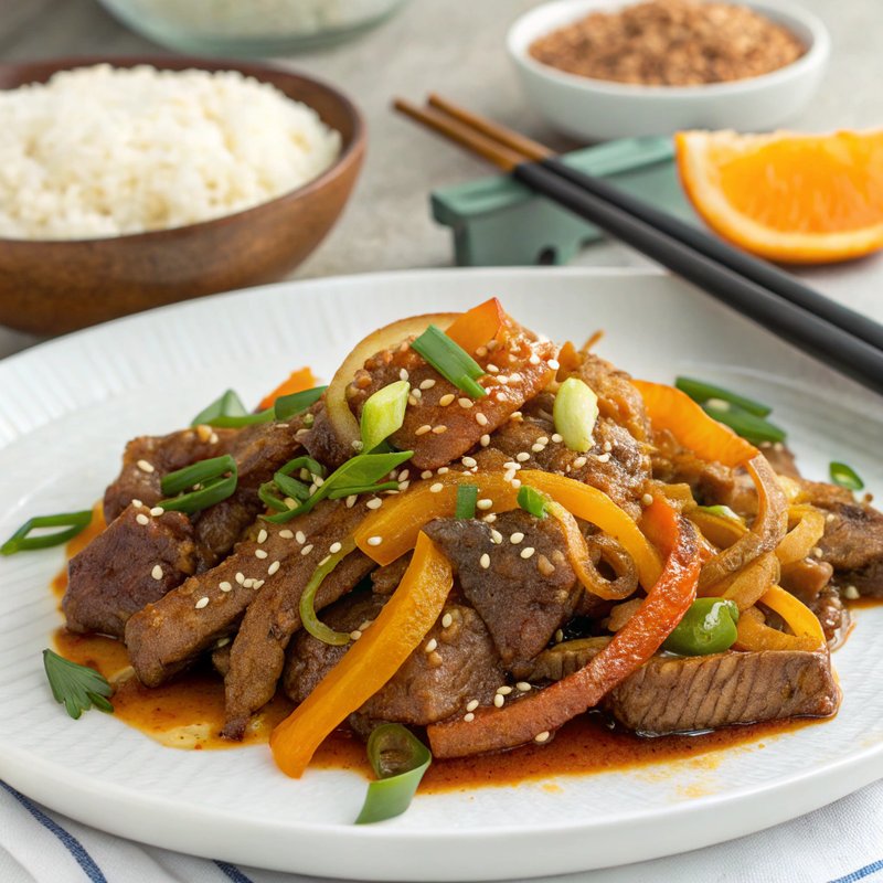 Orange Peel Beef