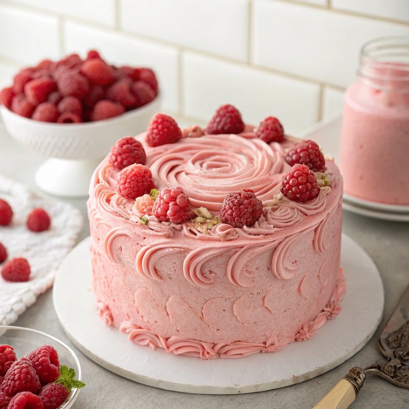 Raspberry Buttercream Frosting