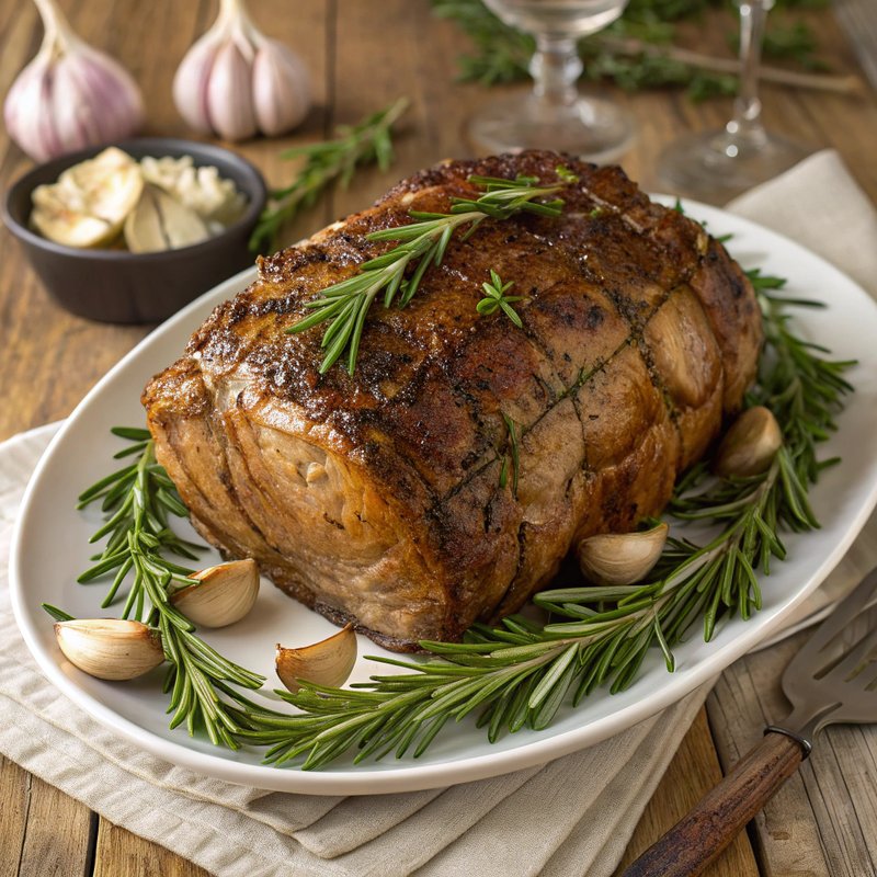 Herb-Infused Ribeye Roast with Rosemary and Garlic