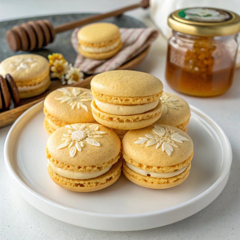 Honey Macarons