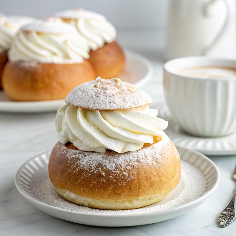 Semla - Traditional Swedish Cream Bun