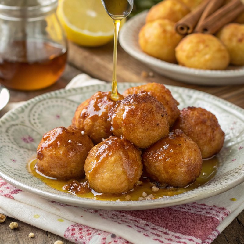 Pignoccata - Sicilian Honey Glazed Fritters