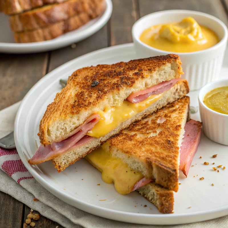 Ultimate Cheese and Ham Toastie