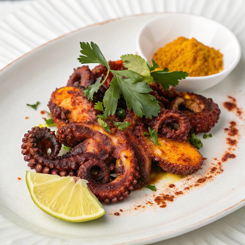 Tandoori Baby Octopus