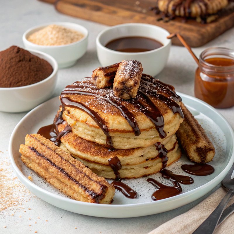 Churro Pancakes