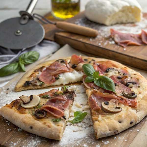 Prosciutto e Funghi Pizza