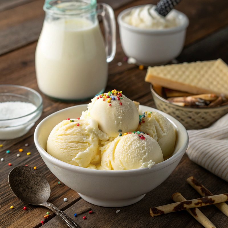 Homemade Vanilla Ice Cream