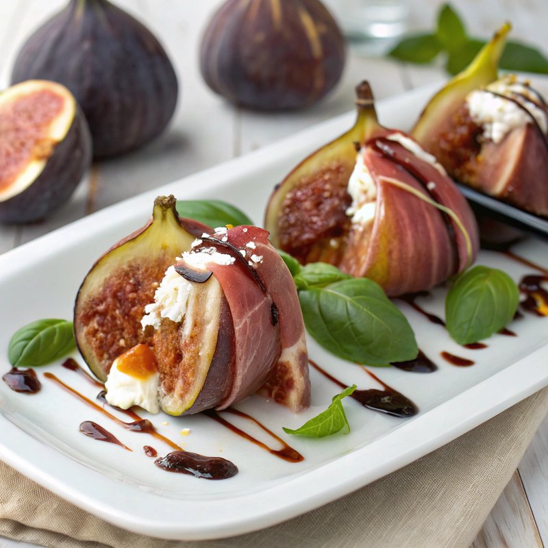 Fig and Prosciutto Wrapped Figs