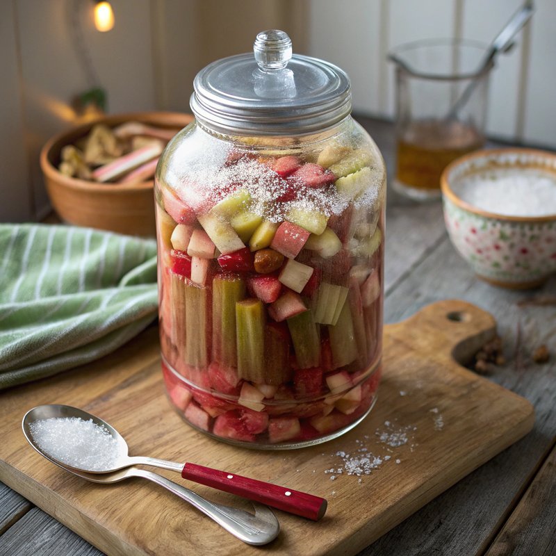 Rhubarb and Ginger Gin