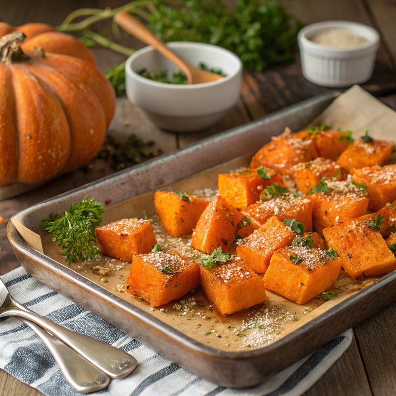 Parmesan Roasted Pumpkin