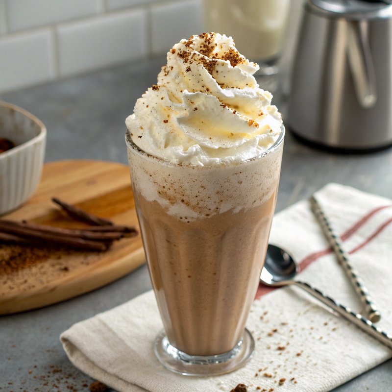 Eggnog Mocha Milkshake