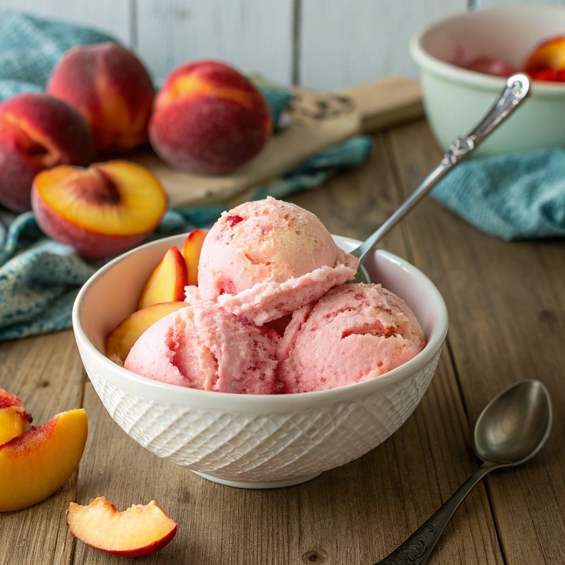 Nectarine Ice Cream